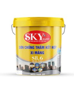 Sơn Chống Thấm Kết Hợp Xi Măng Sky Happy - S8.6
